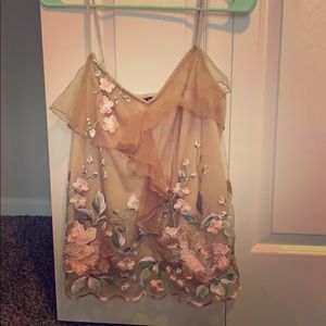 Embroidered tank top from Venus